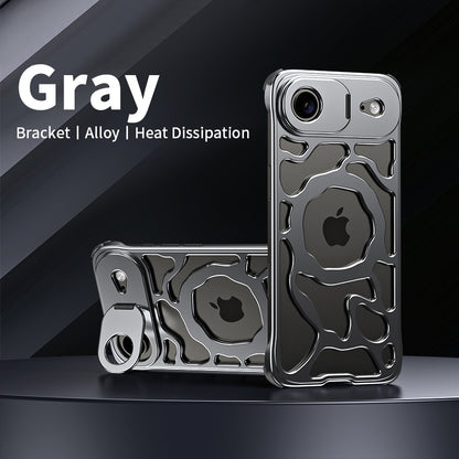 Armor King Auspicious Clouds MagSafe Metal Alloy Air Cushion Kickstand Case Cover