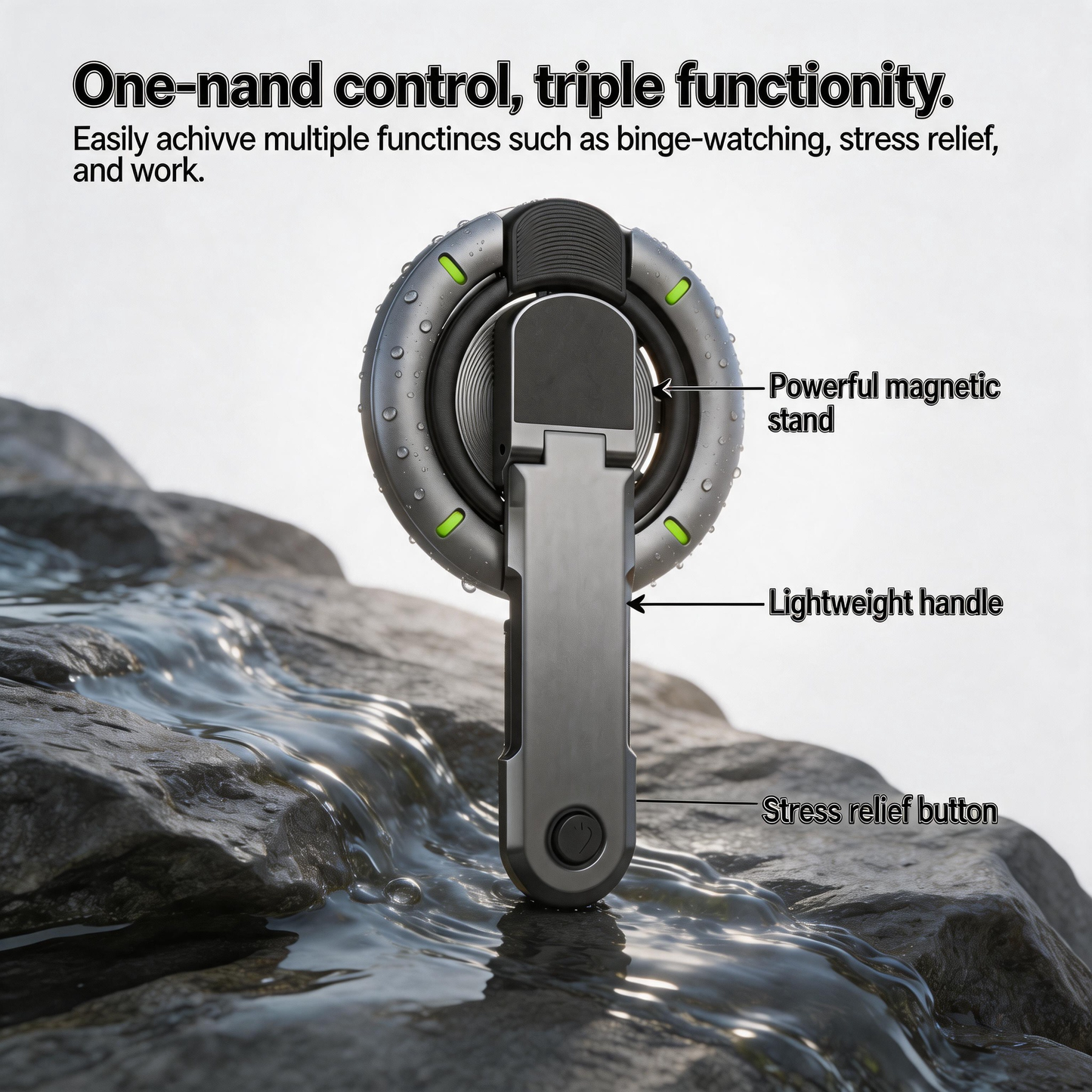 Luphie Mecha Armor Metal Case Cover with Magnetic Ring Holder MagSafe Bracket