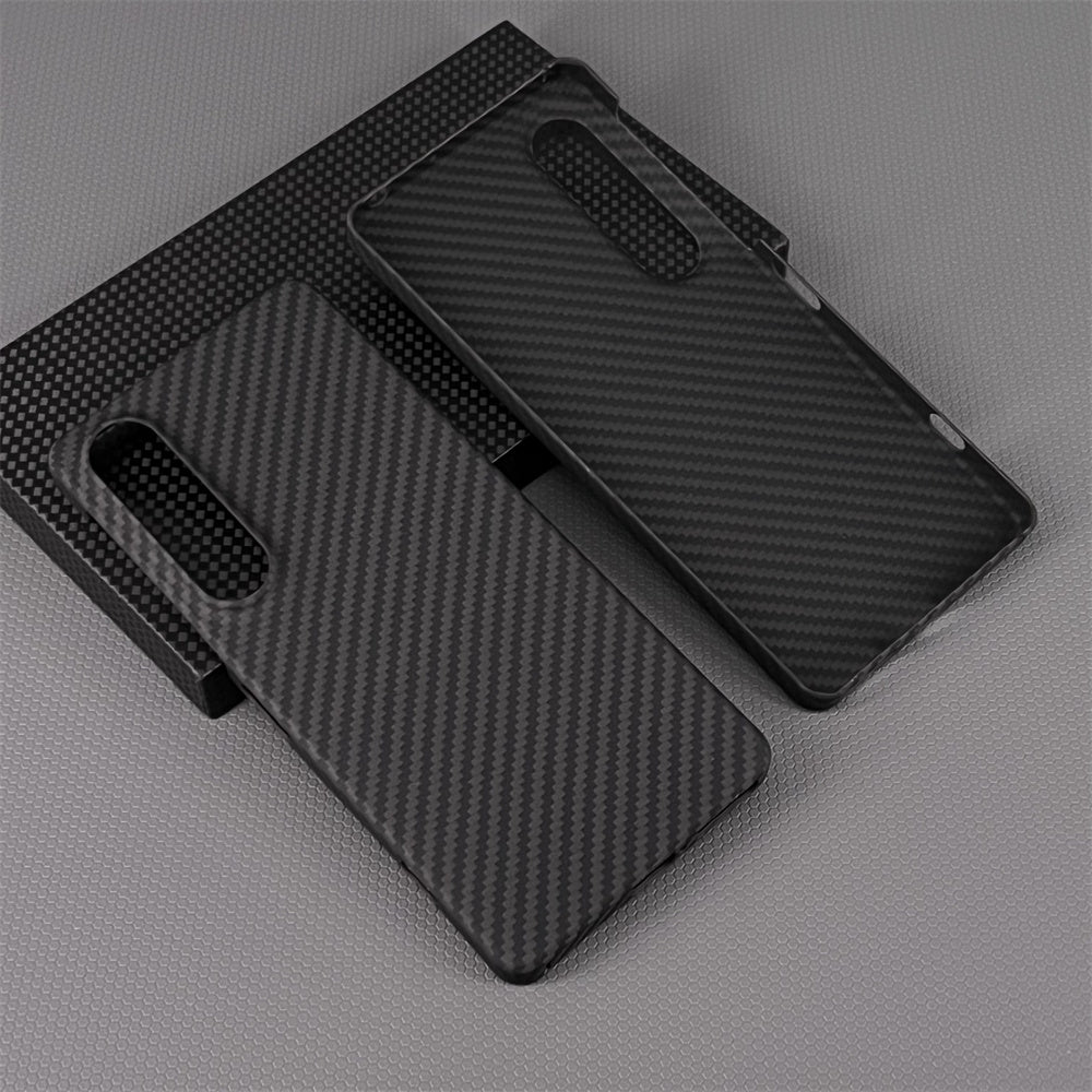 Oatsbasf Luxury Pure Carbon Fiber Case for SONY Smartphones