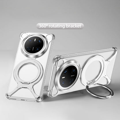 Armor King X Panda MagSafe Pivot Ring Stand Shockproof Metal Case Cover