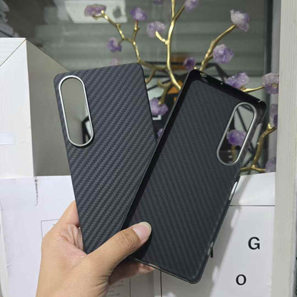 Oatsbasf Luxury Pure Carbon Fiber Case for SONY Smartphones