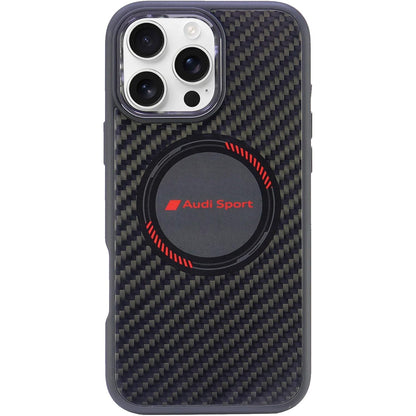 AUDI Sport MagSafe Carbon Fiber Phone Case - RSQ D6