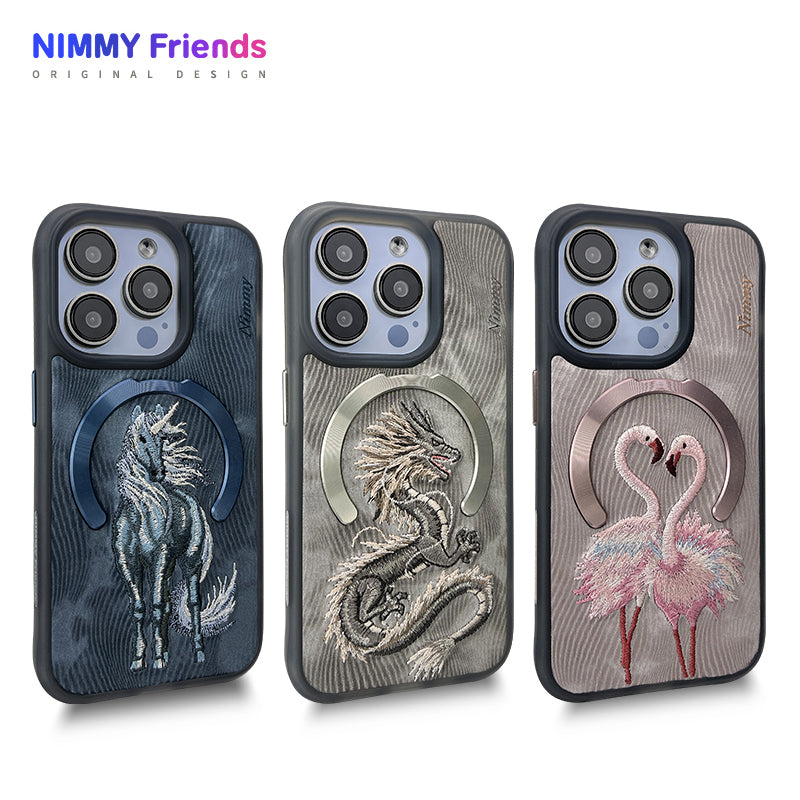 Nimmy Fantasy Animal MagSafe Embroidery Case Cover