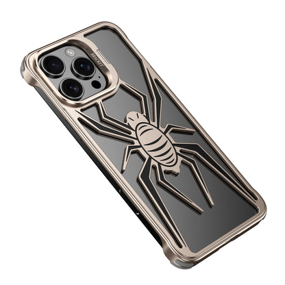 Armor King Spider Aluminum Alloy Lens Kickstand Shockproof Metal Case Cover