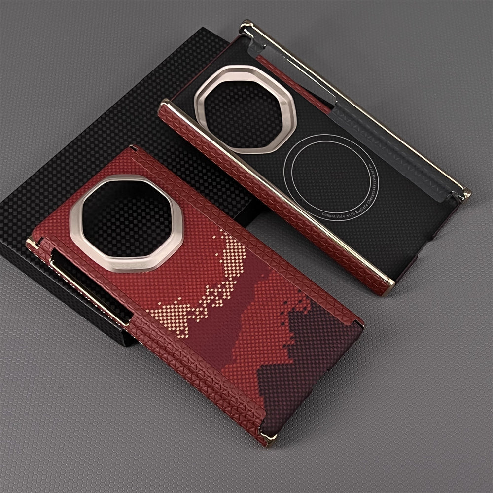 Oatsbasf Luxury Pure Aramid Fiber Case for Huawei Mate XTS Ultimate / XT Ultimate Design