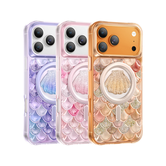 Keephone Iceland MagSafe Military-grade shockproof 3D Glitter Case Cover