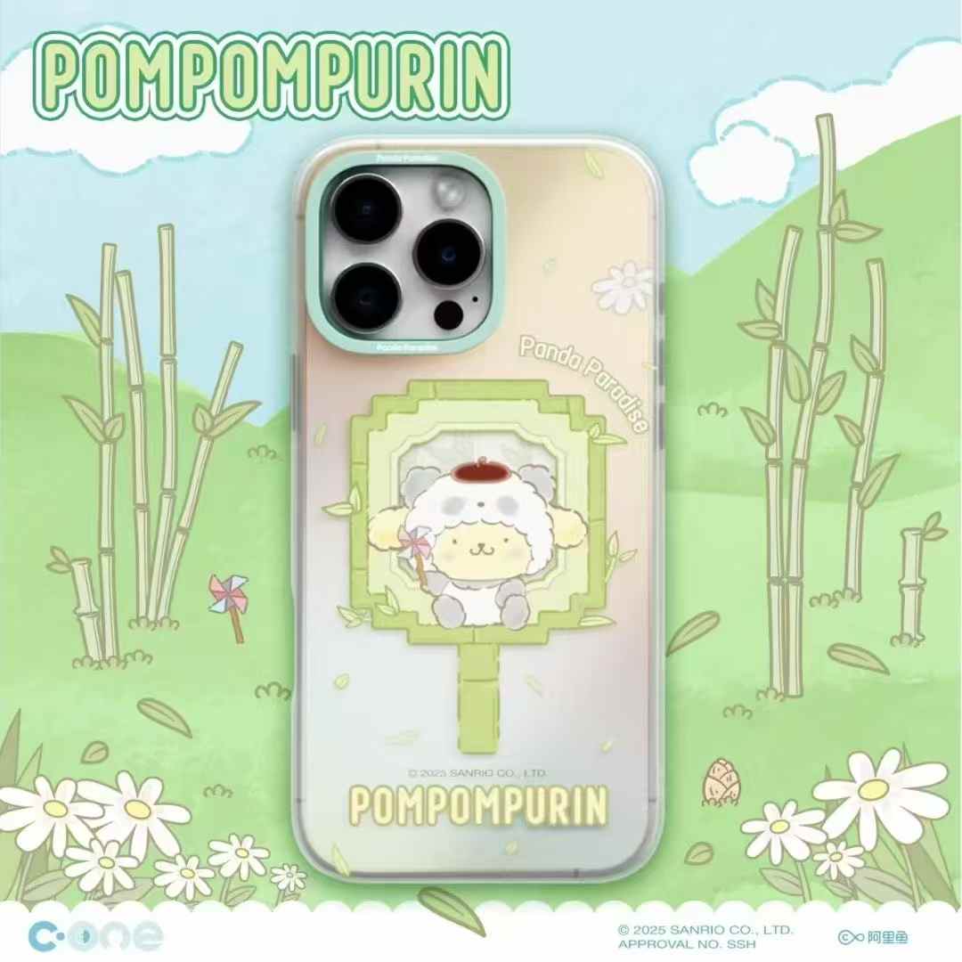 Sanrio Characters Panda Paradise MagSafe All-inclusive Shockproof IMD Protective Case Cover