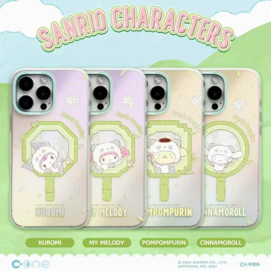 Sanrio Characters Panda Paradise MagSafe All-inclusive Shockproof IMD Protective Case Cover