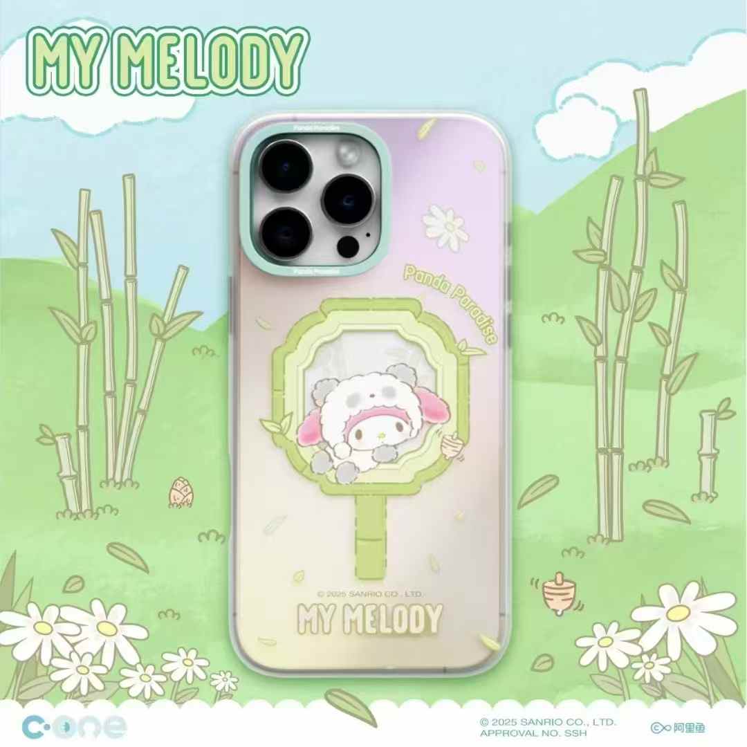 Sanrio Characters Panda Paradise MagSafe All-inclusive Shockproof IMD Protective Case Cover
