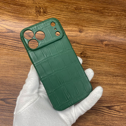 i-idea Handmade Luxury Crocodile Skin Genuine Leather Case Cover