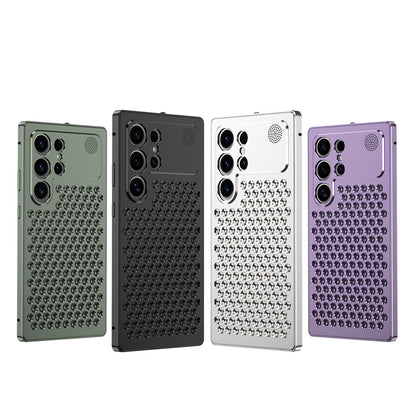 Kylin Armor Elastic Buckle Heat Dissipation Aromatherapy Metal Case Cover