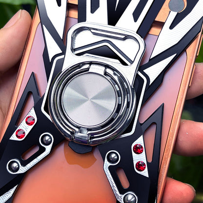 SIMON Thanos Aviation Aluminum Alloy Shockproof Armor Metal Case Cover with Magnetic Bracket