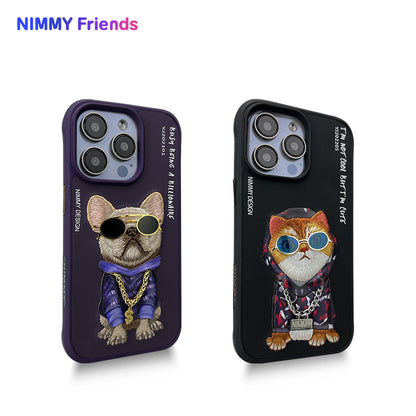 Nimmy Glasses Cool Embroidery Case Cover