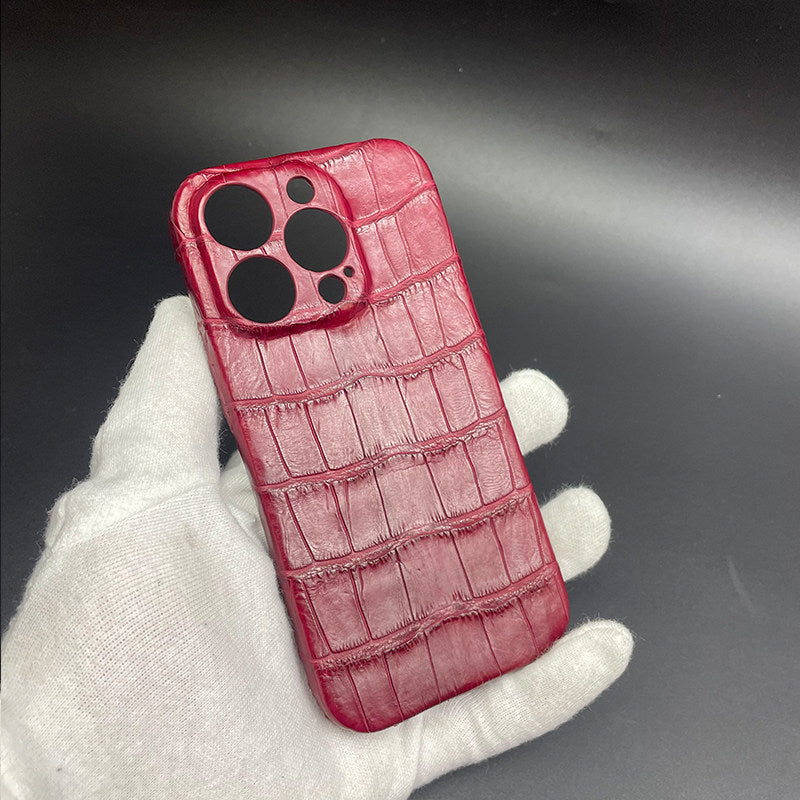 i-idea Handmade Luxury Crocodile Skin Genuine Leather Case Cover