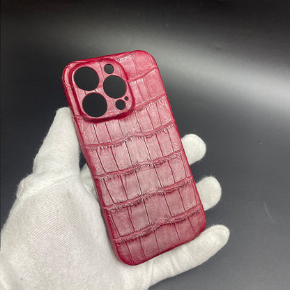 i-idea Handmade Luxury Crocodile Skin Genuine Leather Case Cover