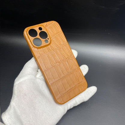 i-idea Handmade Luxury Crocodile Skin Genuine Leather Case Cover