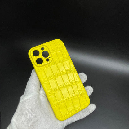 i-idea Handmade Luxury Crocodile Skin Genuine Leather Case Cover