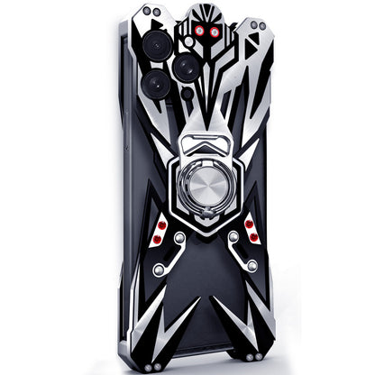 SIMON Thanos Aviation Aluminum Alloy Shockproof Armor Metal Case Cover with Magnetic Bracket
