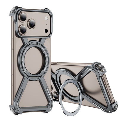 Armor King Harness MagSafe Pivot Ring Stand Air Cushion Metal Case Cover