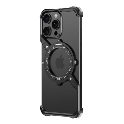 Armor King S Mechanical Gear MagSafe Pivot Ring Stand Air Cushion Sports Metal Case Cover