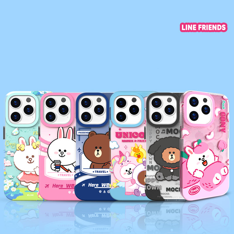 Line Friends All-inclusive Shockproof IMD Protective Case Cover