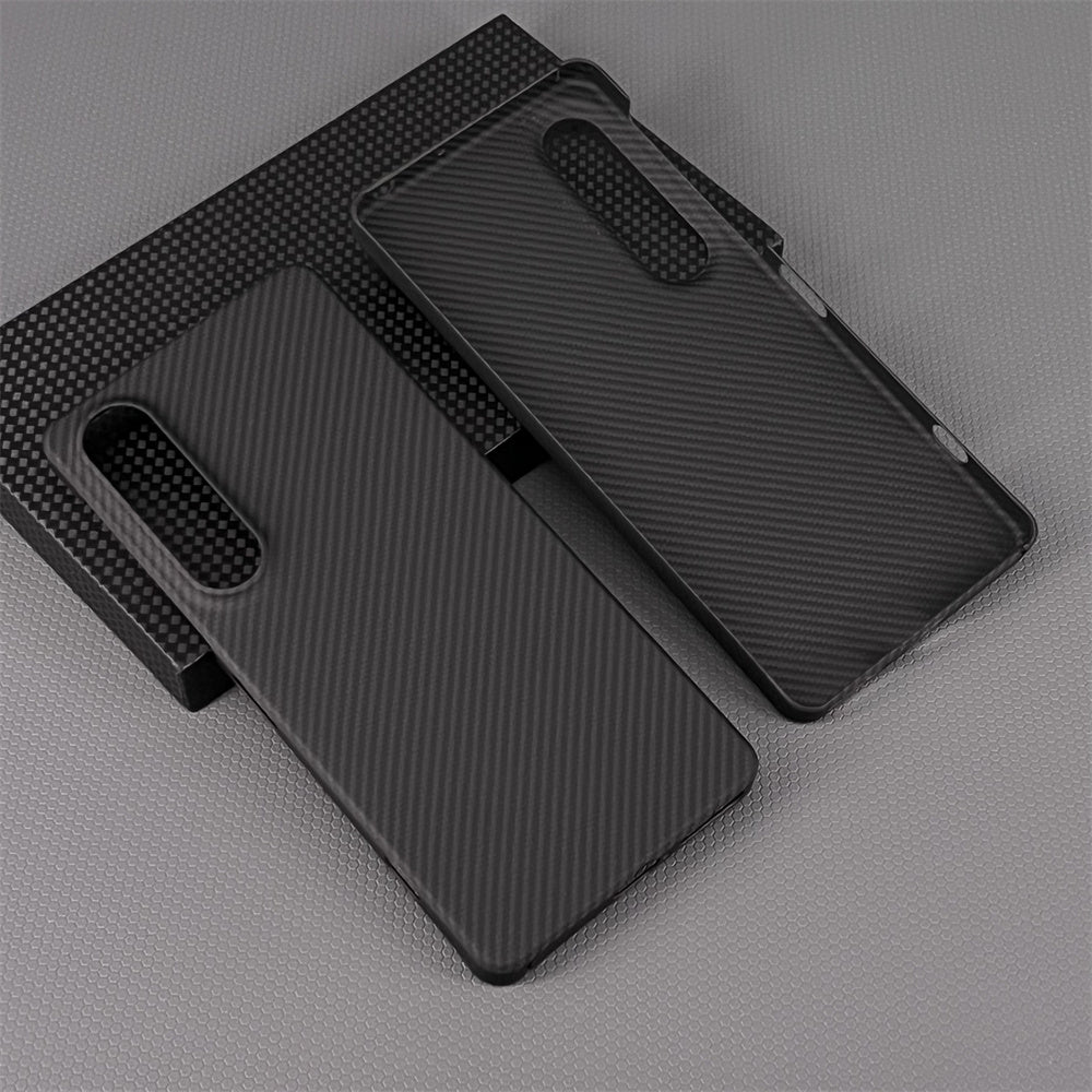 Oatsbasf Luxury Pure Carbon Fiber Case for SONY Smartphones