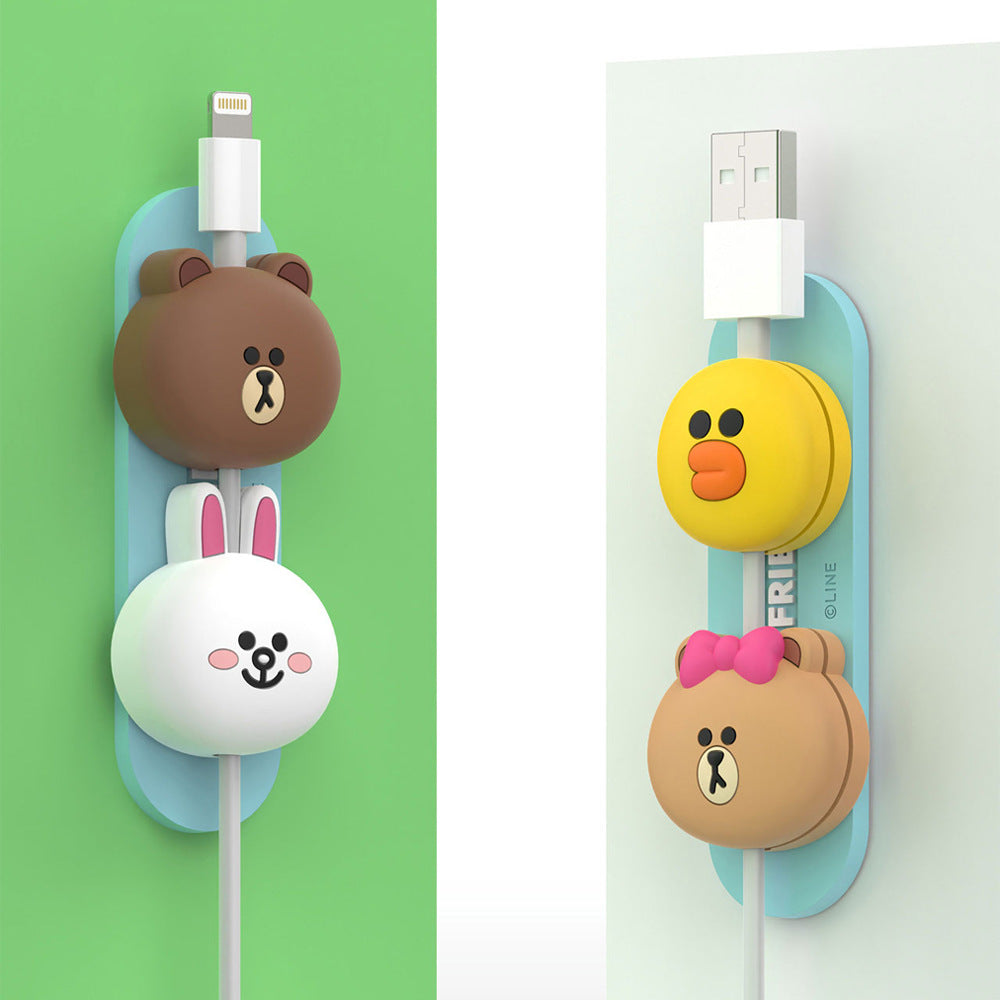 Line Friends Face Magnetic Cable Holder