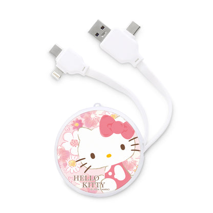 GARMMA Sanrio Characters PD Fast Charge Lightning+Type-C Extracted Extension Cable