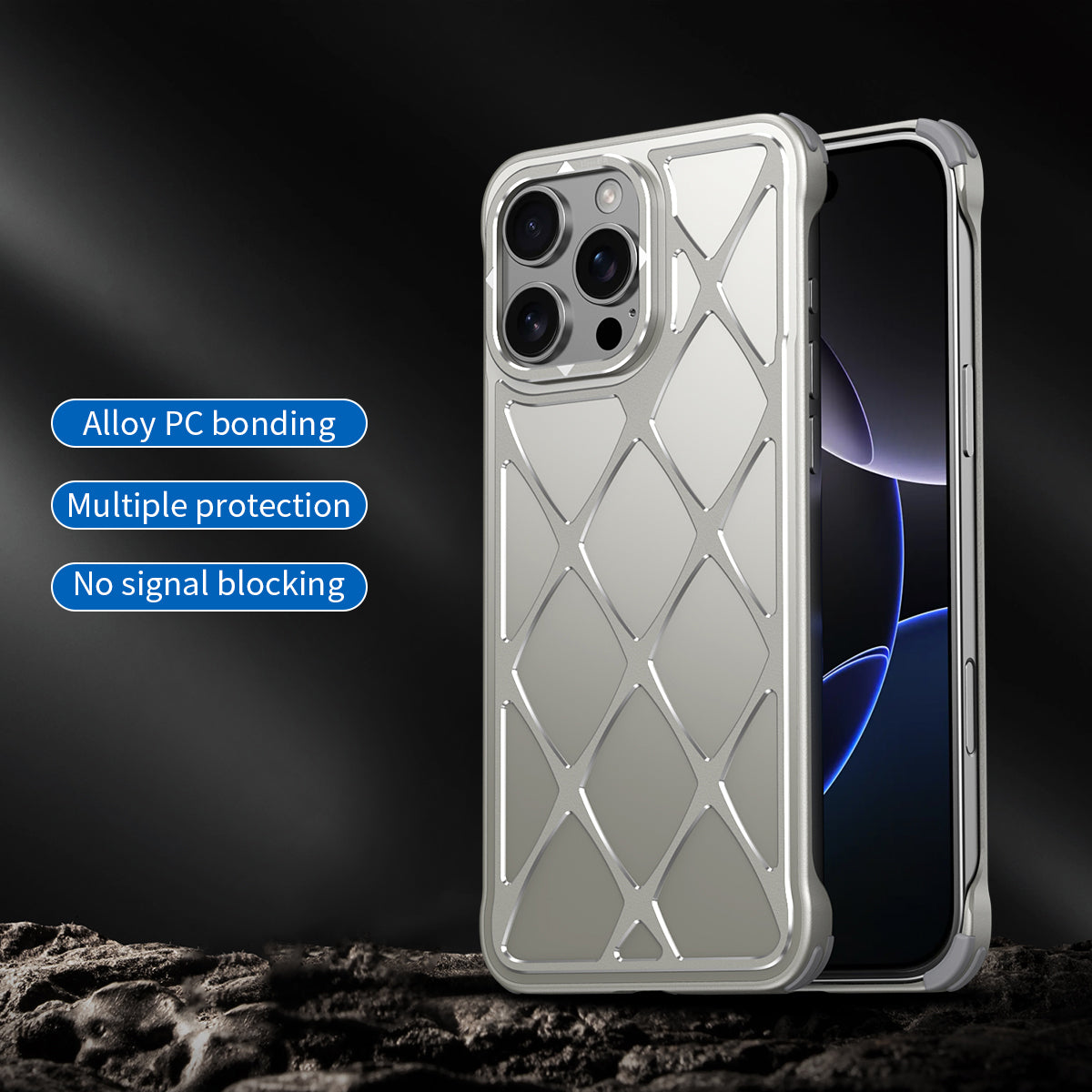 Armor King Stargazer Fasion Heat Dissipation Metal + PC Case Cover