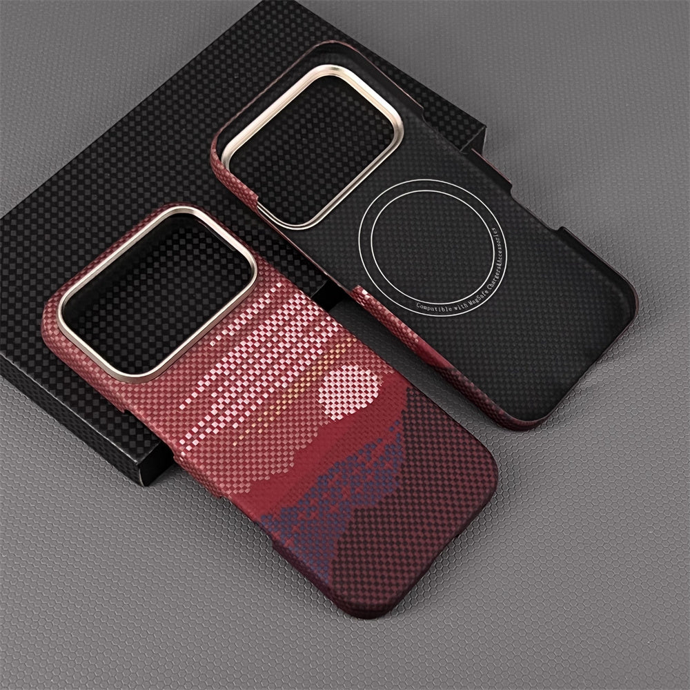 Oatsbasf MagSafe Luxury Pure Aramid Fiber Case for Apple iPhone 17 series