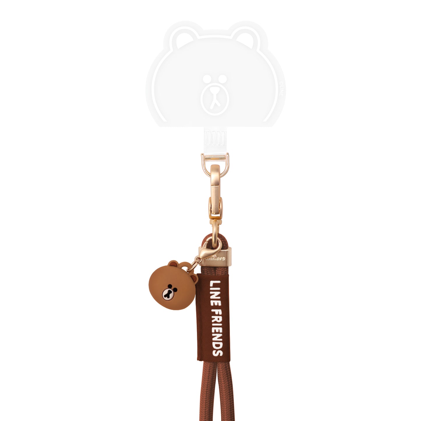 GARMMA Line Friends Doll Charm Phone Buckle Strap Adjustable Lanyard