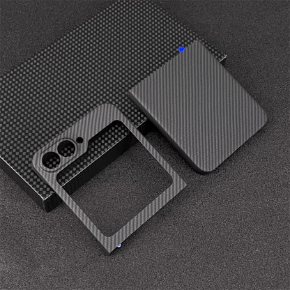 Oatsbasf Luxury Pure Carbon Fiber Case for Samsung Foldable Smartphones