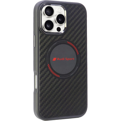 AUDI Sport MagSafe Carbon Fiber Phone Case - RSQ D6