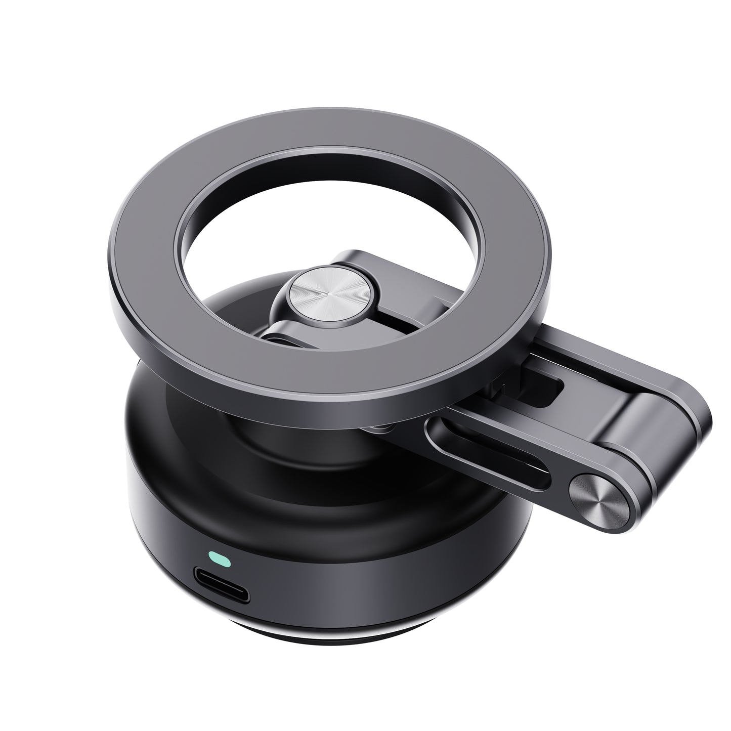 Armor King Electric Vacuum Suction Magnetic Phone Mount 3-Axis Foldable Car Navigation Bracket