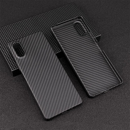 Oatsbasf Luxury Pure Carbon Fiber Case for SONY Smartphones