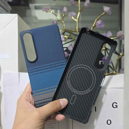 Oatsbasf Luxury Pure Carbon Fiber Case for SONY Smartphones