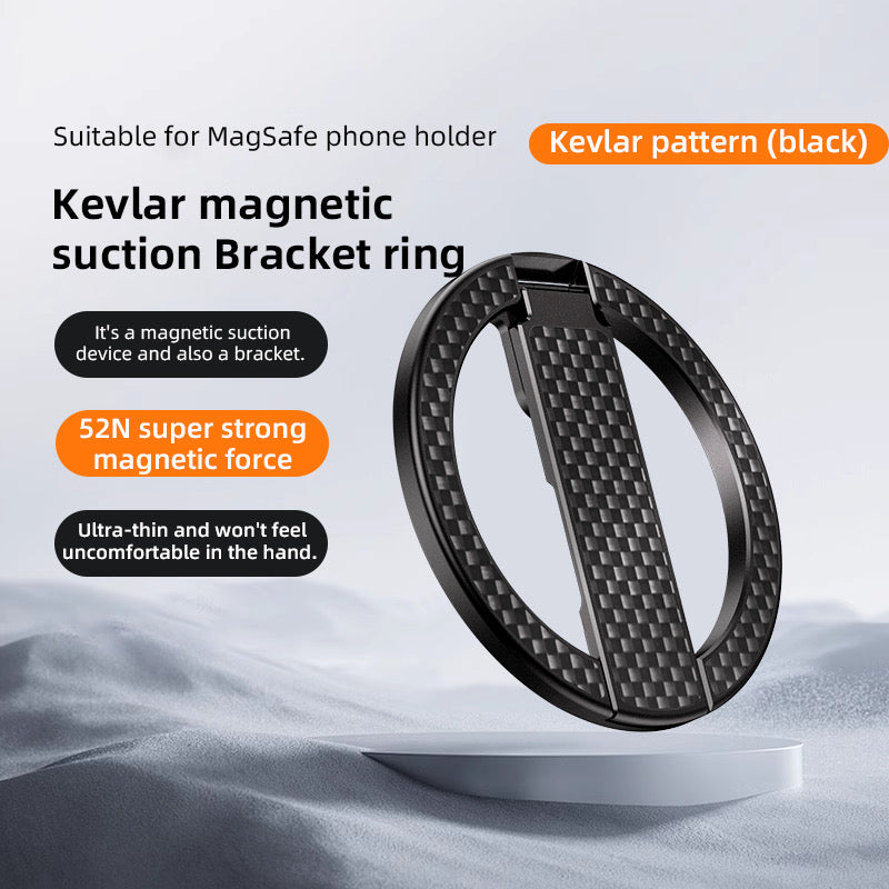 Armor King MagSafe Kevlar +Aluminum Metal Bracket Magnetic Phone Stand
