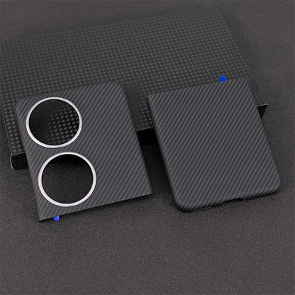 Oatsbasf Luxury Pure Carbon Fiber Case for Huawei Pocket series Smartphones