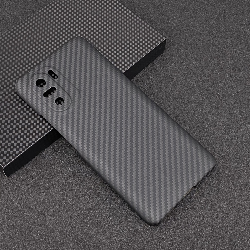 Oatsbasf Luxury Pure Carbon Fiber Case for POCO Smartphones