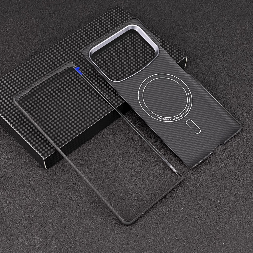 Oatsbasf Luxury Pure Carbon Fiber Case for Xiaomi Mix Foldable Phones