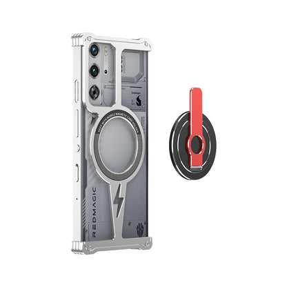 iy Bicolor Thor MagSafe Air Cushion Shockproof Kickstand Metal Case Cover