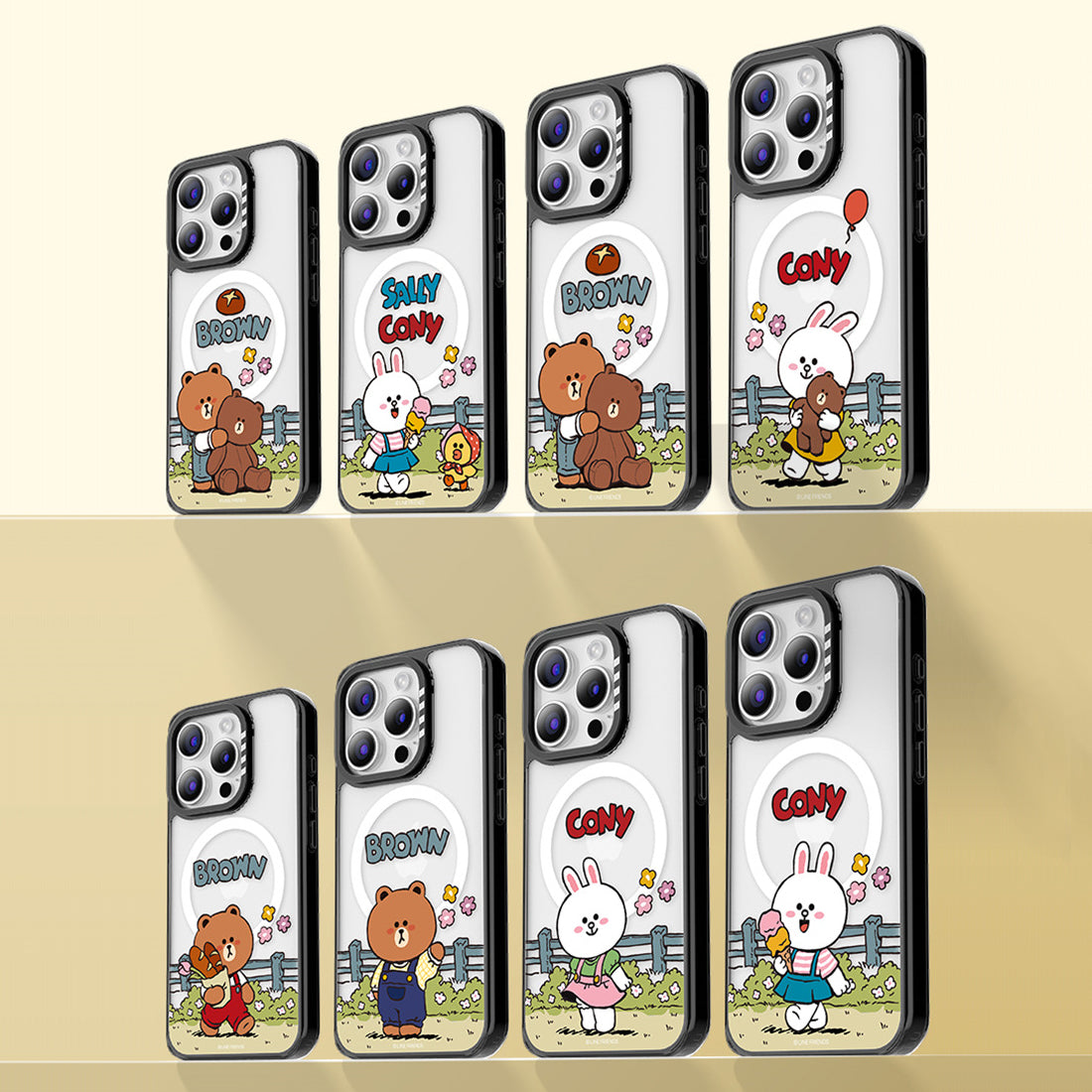 Line Friends Country Life MagSafe Shockproof Case Cover