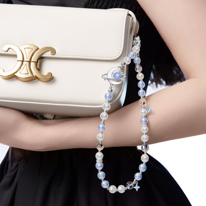 PYNANA Jewelry Aesthetics & Handcraft Hand Chain Phone Charm Beads Strap Pearl Lanyard