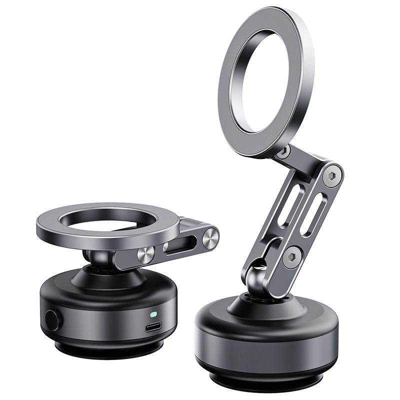 Armor King Electric Vacuum Suction Magnetic Phone Mount 3-Axis Foldable Car Navigation Bracket