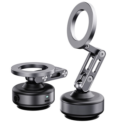 Armor King Electric Vacuum Suction Magnetic Phone Mount 3-Axis Foldable Car Navigation Bracket