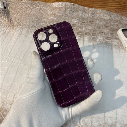i-idea Handmade Luxury Crocodile Skin Genuine Leather Case Cover