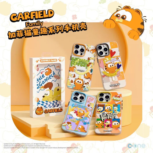 Garfield Family Childlike MagSafe All-inclusive Shockproof IMD Protective Case Cover