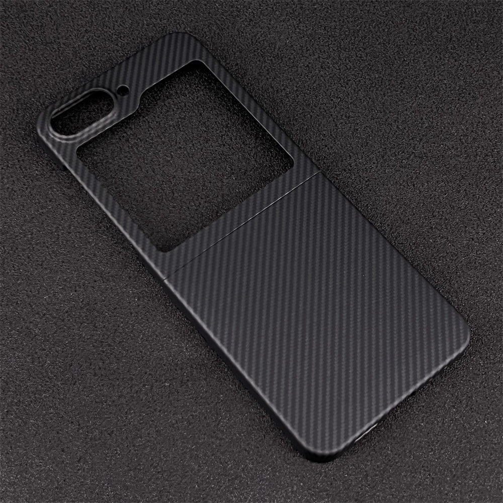 Oatsbasf Luxury Pure Carbon Fiber Case for Samsung Foldable Smartphones