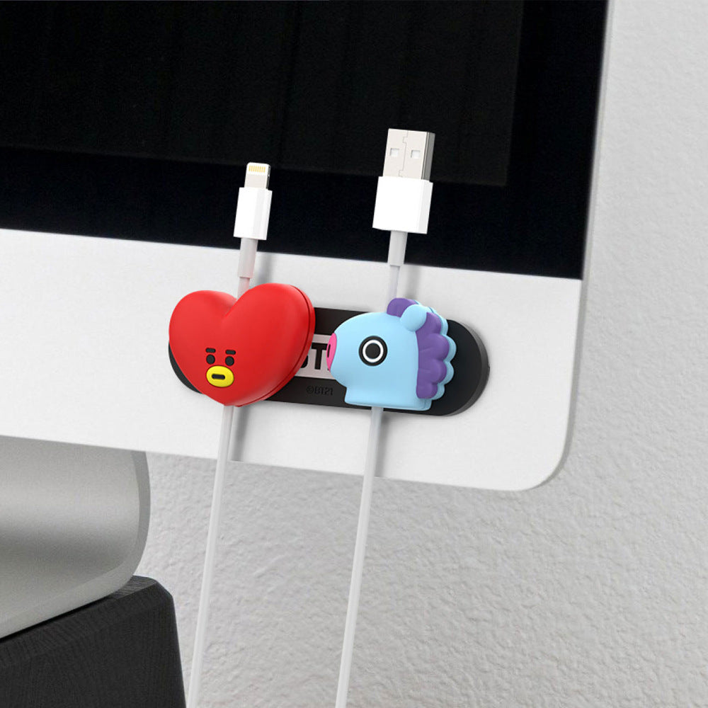 BT21 Face Magnetic Cable Holder