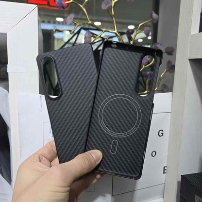 Oatsbasf Luxury Pure Carbon Fiber Case for SONY Smartphones